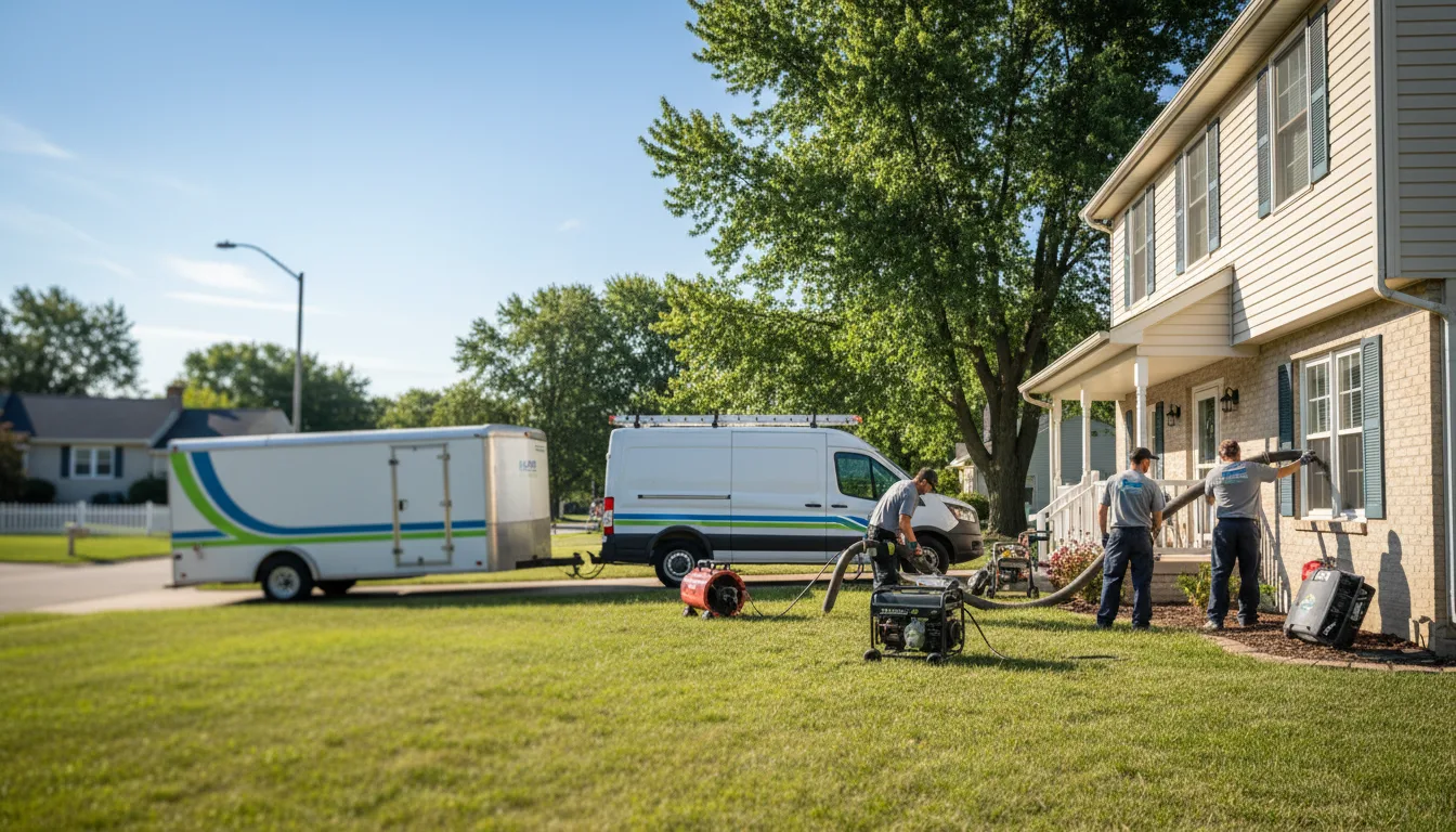 Flooded Basement Restoration And Cleanup With Repair in Bluffton, MN near me
